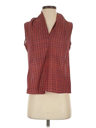 Pre-owned Renee C Sleeveless Blouse In Red