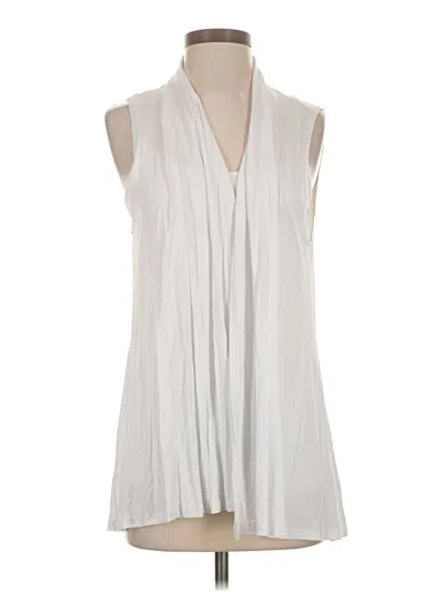Pre-owned Renee C Sleeveless Blouse In Silver