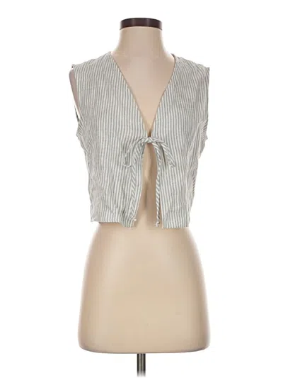 Pre-owned Renee C Sleeveless Blouse In Silver