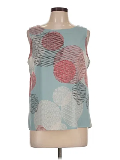 Pre-owned Renee C Sleeveless Blouse In Teal