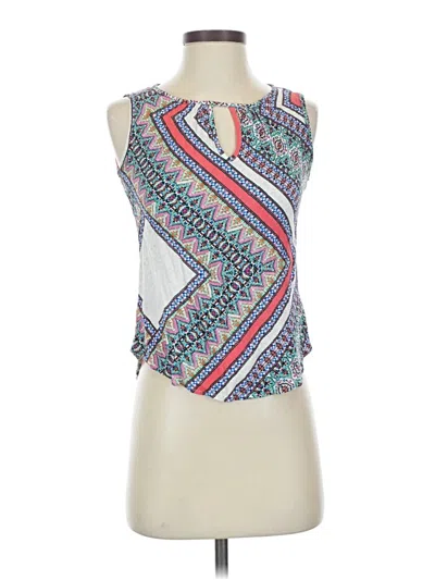 Pre-owned Renee C Sleeveless Blouse In White