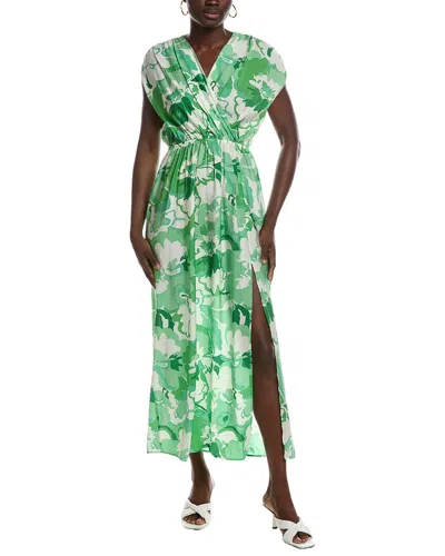 Renee C Sleeveless Maxi Dress In Green