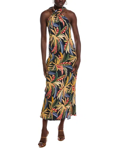 Renee C Sleeveless Midi Dress In Navy