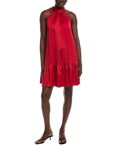 Renee C Sleeveless Mini Dress In Red