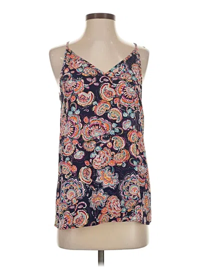 Pre-owned Renee C Sleeveless Top Blue Halter Neckline Tops