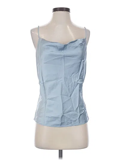Pre-owned Renee C Sleeveless Top Blue Strapless Neckline Tops