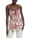 Renee C Sleeveless Top In Multi