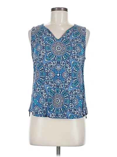 Pre-owned Renee C Sleeveless T-shirt In Blue