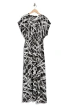 Renee C Women's Shirred A Line Maxi Dress In Black
