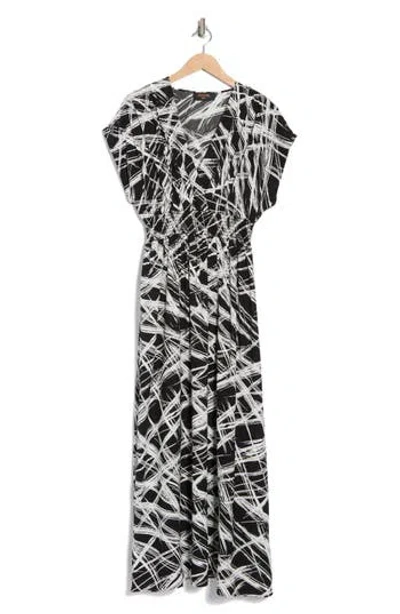 RENEE C RENEE C SMOCKED WAIST MAXI DRESS