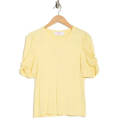 RENEE C RENEE C SOLID SCRUNCHED SLEEVE TOP