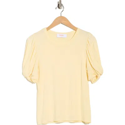 RENEE C RENEE C SOLID SCRUNCHED SLEEVE TOP