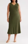 Renee C Stripe Midi Dress
