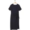 Renee C Women's Knot Midi Dress In Navy