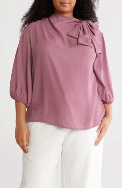 Renee C Tie Neck Top