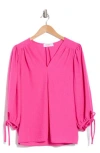 RENEE C RENEE C V-NECK LONG SLEEVE TOP