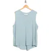 Renee C V-neck Tank In Blue
