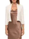 Renee C Women's Cropped Bolero Cardigan In White