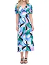 Renee C Women's Floral Midi-dress