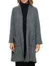 Renee C Women's Longline Knit Cardigan In Mocha