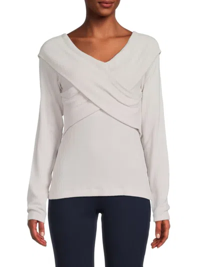 Renee C Women's Off The Shoulder Top In Oyster