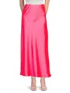 RENEE C WOMEN'S SATIN MAXI SKIRT