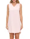Renee C Women's V-neck Shift Minidress In Pink