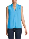 RENEE C WOMEN'S V NECK SLEEVELESS BLOUSE