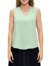 Renee C Women's V-neck Sleeveless Top In Sage