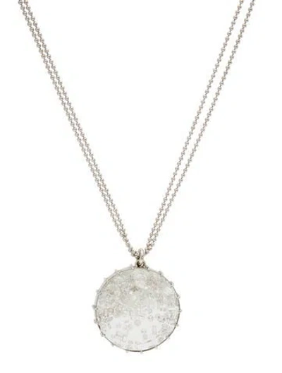 Pre-owned Renee Lewis 18k Diamond Shaker Pendant Necklace, 18" In Multi