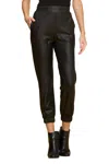 Reneec. Faux Leather Pant In Black In Black