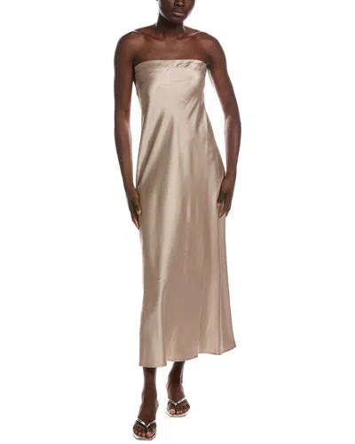 Reneec. Renee C Sleeveless Midi Dress In Brown