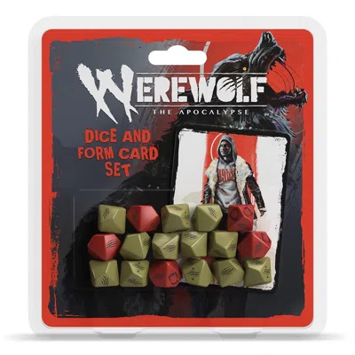 Renegade Game Studios The Apocalypse 5th Edition - Game Dice & Form Card Set Red