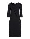 Renette Kurras Woman Midi Dress Black Size 10 Viscose, Polyamide, Elastane