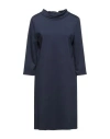 Renette Kurras Woman Mini Dress Midnight Blue Size 10 Viscose, Polyamide, Elastane
