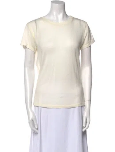 Pre-owned Renggli Bateau Neckline Short Sleeve T-shirt W/ Tags In Neutral
