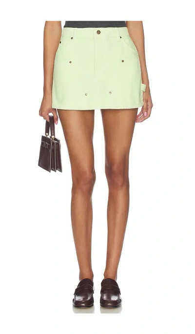 Renggli Cargo Skirt In Green