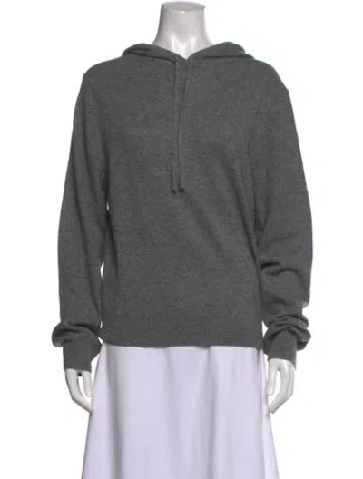 Pre-owned Renggli Cashmere Crew Neck Hoodie In Grey