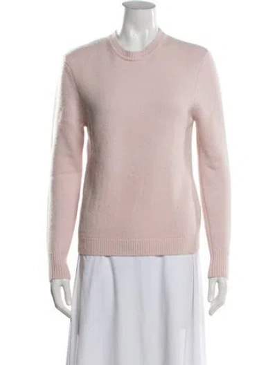 Pre-owned Renggli Cashmere Crew Neck Sweater In Pink