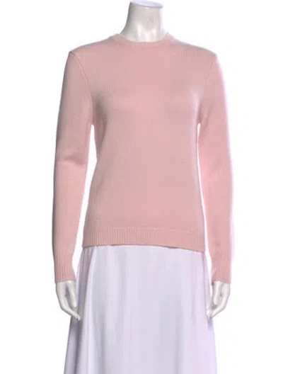 Pre-owned Renggli Cashmere Crew Neck Sweater In Pink
