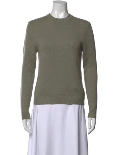 Pre-owned Renggli Cashmere Crew Neck Sweatshirt In Green