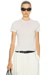 Renggli Cashmere Silk Knit Tee In White