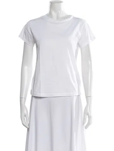 Pre-owned Renggli Crew Neck Short Sleeve T-shirt In White