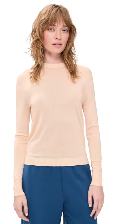 Renggli Crewneck Sweater Eggshell In Brown