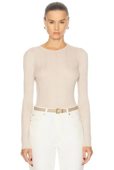 Renggli Crewneck Top In Oatmeal