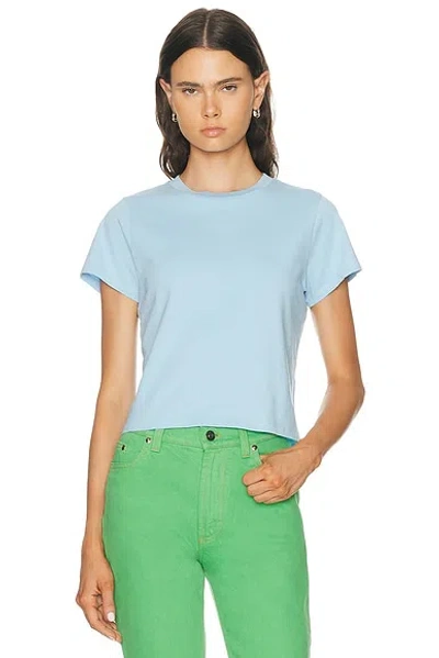Renggli Crop Tee In Blue