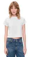 Renggli Crop Tee Chalk In White