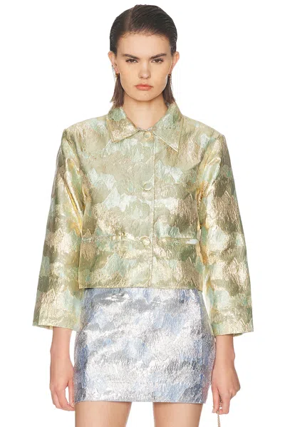 Renggli For Fwrd For Fwrd Brocade Jacket In Multi