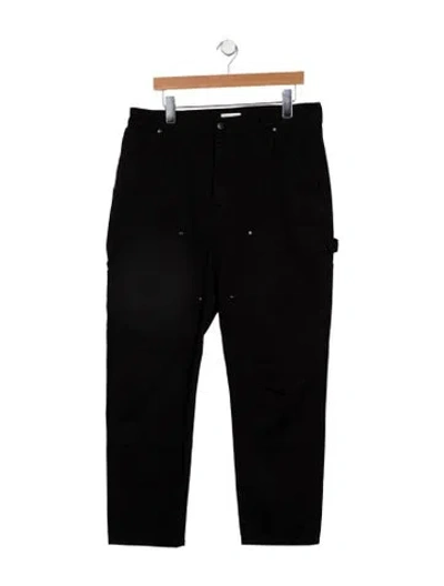 Pre-owned Renggli High-rise Straight Leg Jeans In Black