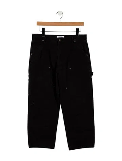 Pre-owned Renggli High-rise Straight Leg Jeans In Black